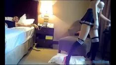 Afspelen Speel het rundvlees met lange schacht in het hotel kháacute accent;ch