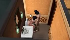 Play Mowgli fucked a fat-assed mulatto in the bludgeon toilette