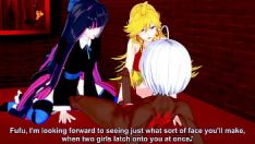 Putar Garterbelt berubah dan memutuskan untuk bersenang-senang dengan panty & stocking di hotel cinta