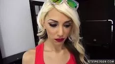 Play Robber fucks hot adolescent in can and blond get laids suction gumshoe the