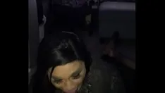 Reproduzir Produtor de rapper/hip-hop de jersey com um grande pau preto sendo chupado