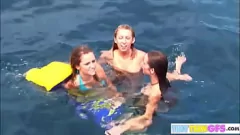Play Hot Lesbian Teen Tease on Boat Vacation