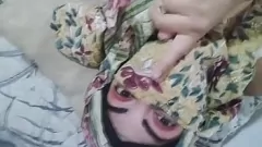 Play Hijab-Clad Arab MILF Squirts While Husband Prays: Real Orgasm